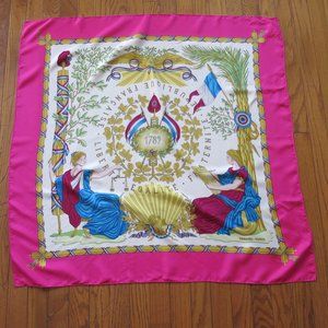 Hermes silk Scarf